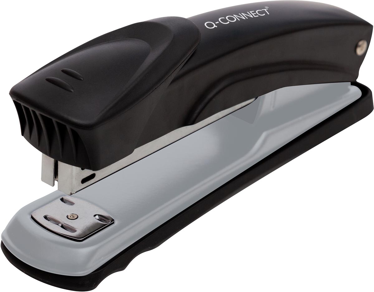 Q-CONNECT nietmachine, metaal, full strip, 20 blad, zwart