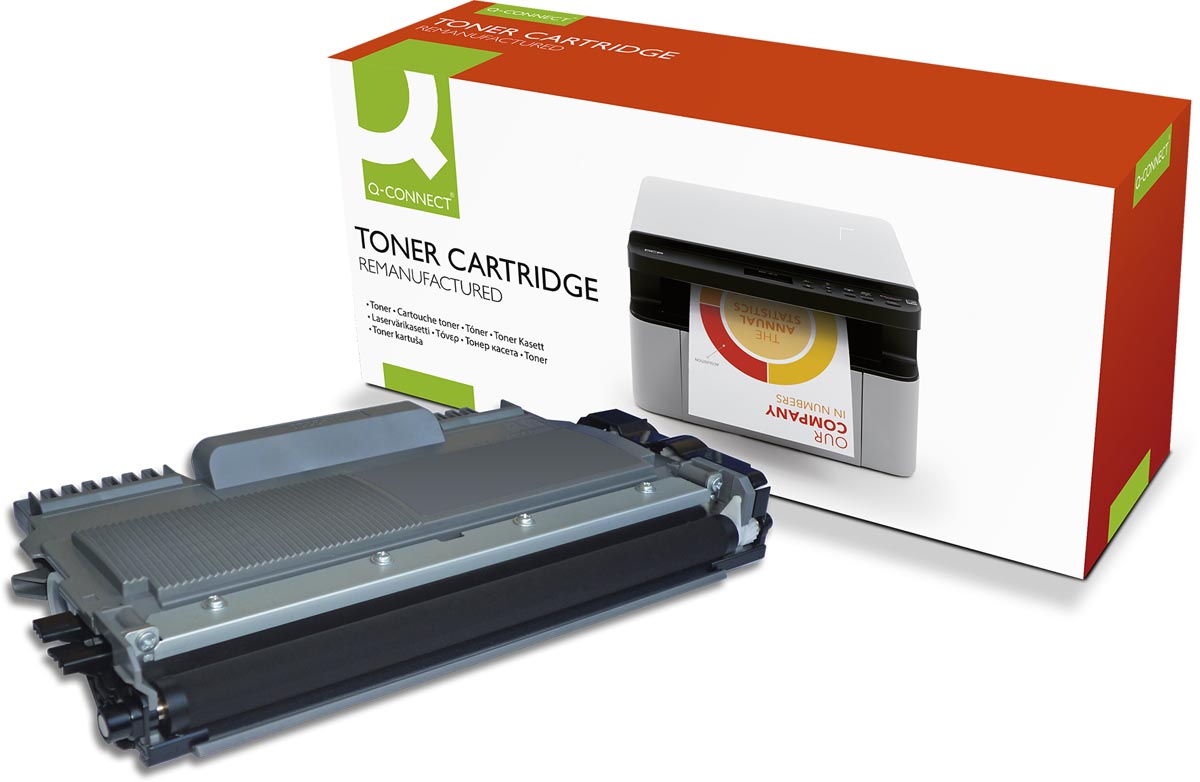 Q-CONNECT toner zwart 2600 pagina&apos;s voor Brother - OEM: TN-2220 afbeelding