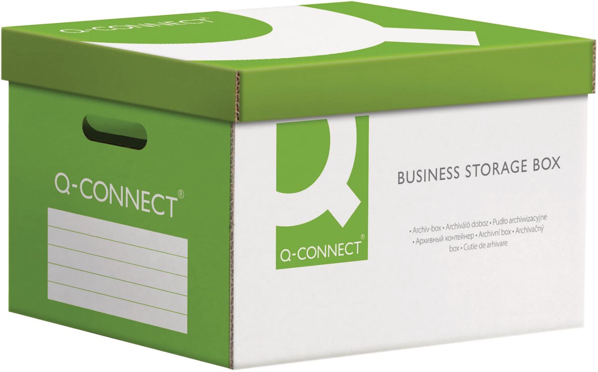 Q-CONNECT containerdoos Power, 51,5 x 30,5 x 35 cm ( l x h x d ), groen