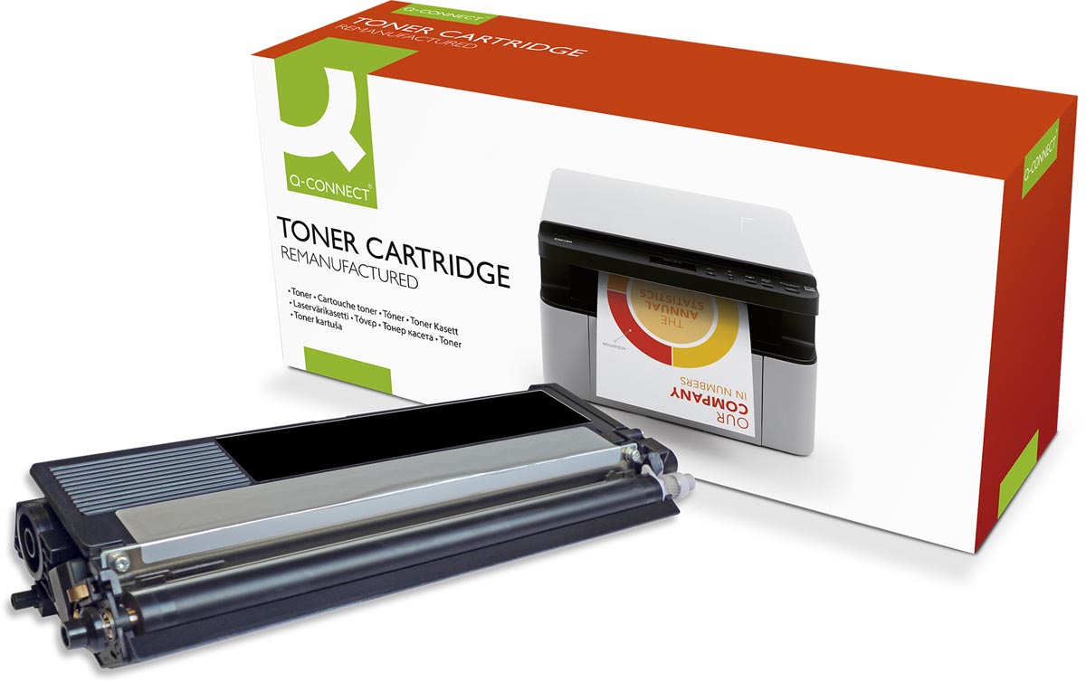 Q-CONNECT toner zwart 4000 pagina&apos;s voor Brother - OEM TN-325BK afbeelding