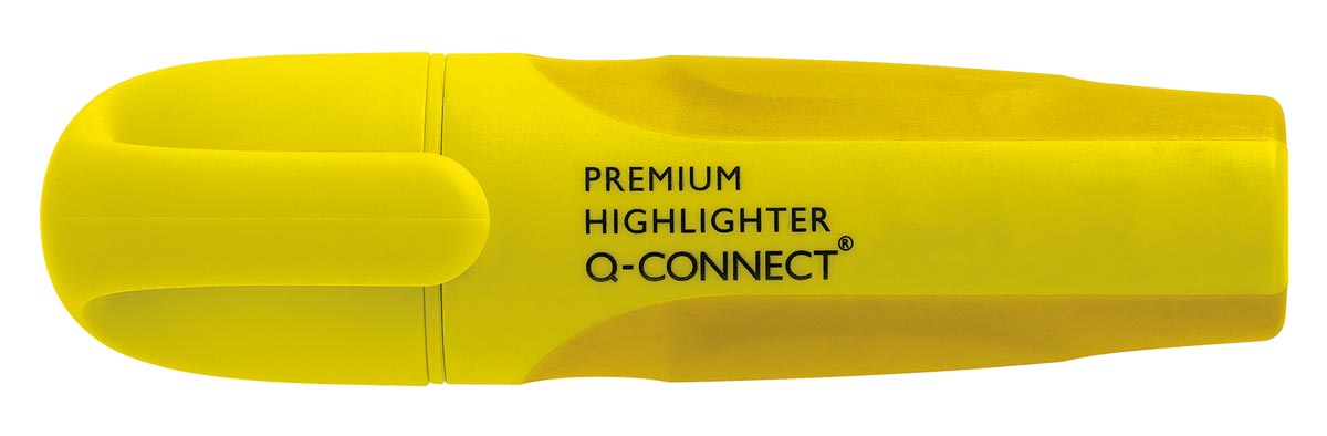 Q-CONNECT Premium markeerstift, geel afbeelding