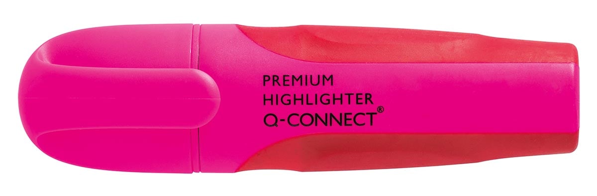 Q-CONNECT Premium markeerstift, roze afbeelding