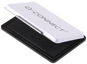 Q-CONNECT stempelkussen, ft 90 x 55 mm, zwart Q-CONNECT stempelkussen, ft 90 x 55 mm, zwart