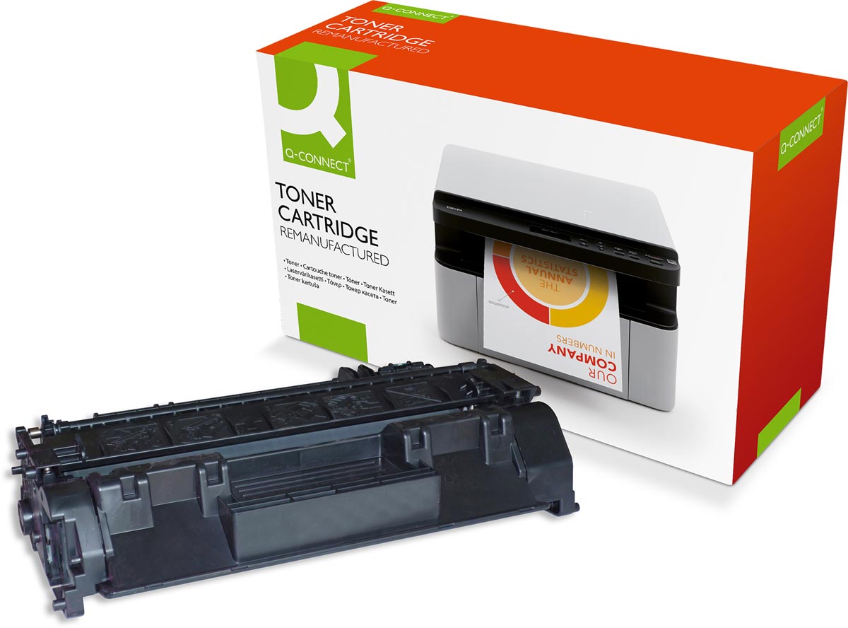 Q-CONNECT toner zwart 2700 pagina&apos;s voor HP - OEM CF280A afbeelding