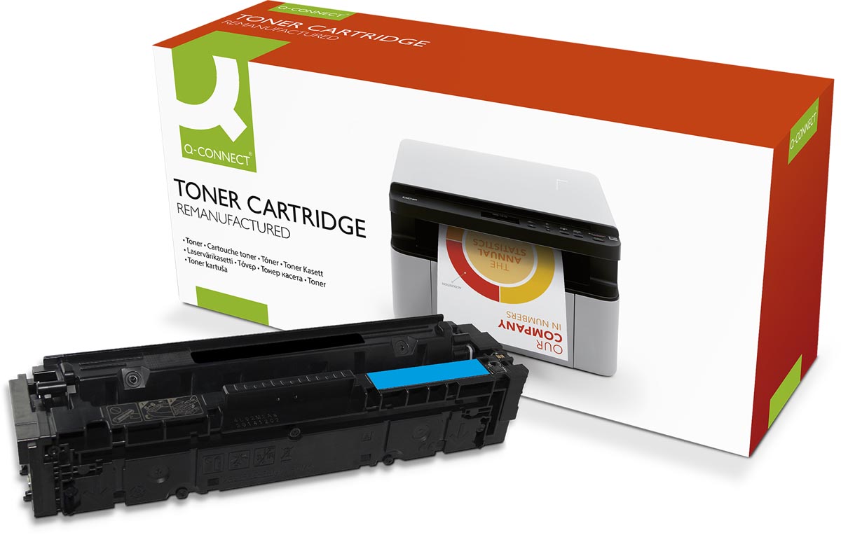 Q-CONNECT toner cyaan 2300 pagina&apos;s voor Canon - OEM: 3027C002