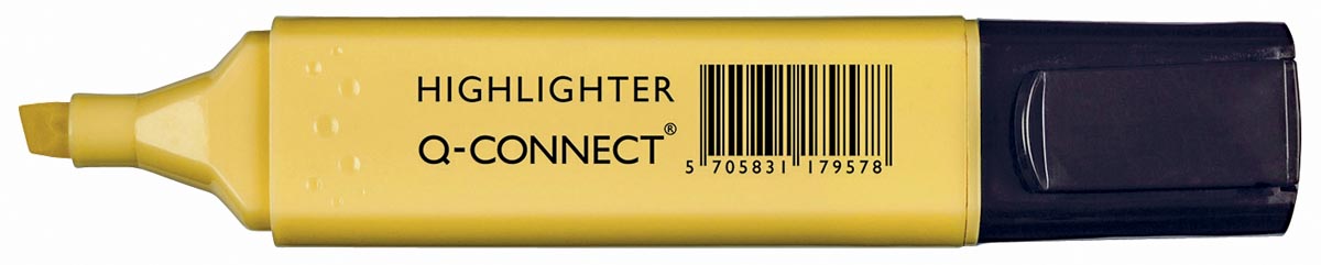 Q-CONNECT markeerstift pastel, geel afbeelding