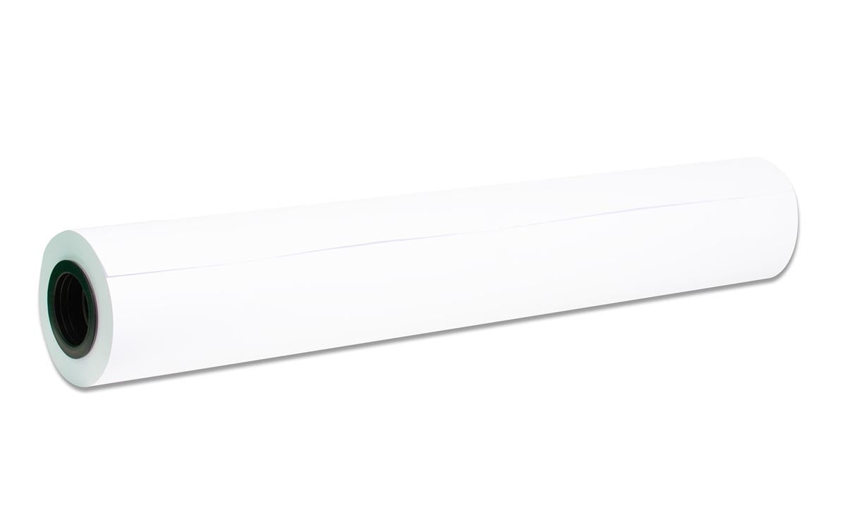 Q-CONNECT plotterpapier, ft 610 mm x 45 m, 90 g, doos van 6 stuks afbeelding