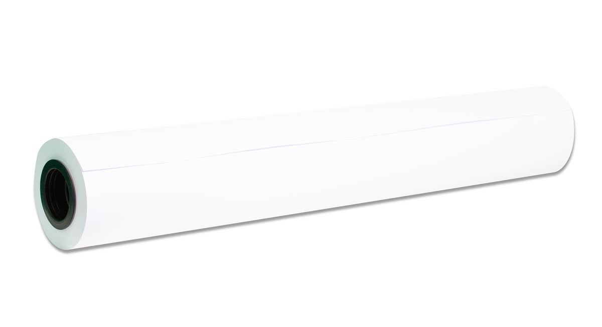 Q-CONNECT plotterpapier, ft 610 mm x 50 m, 80 g, doos van 6 stuks afbeelding