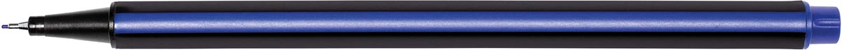 Q-CONNECT fineliner, 0,4 mm, driehoekig, blauw