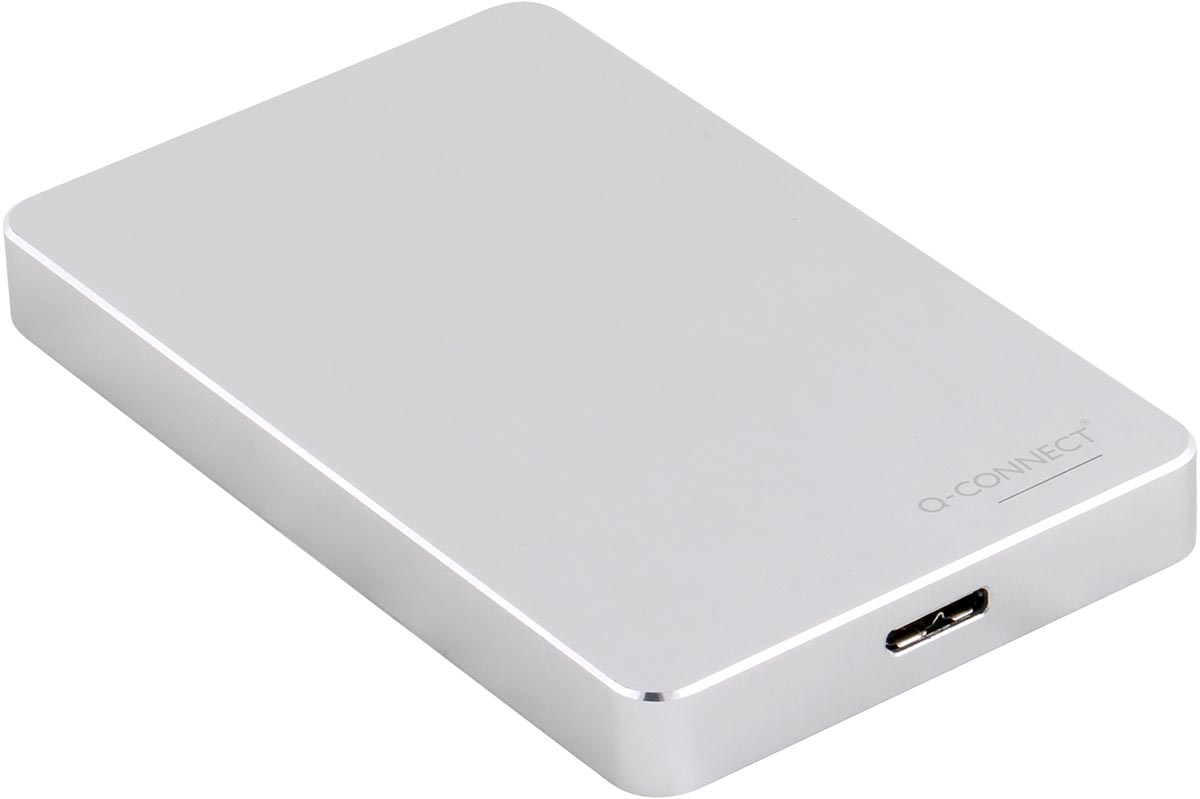 Q-CONNECT externe harde schijf USB 3.0, zilver, 1 TB