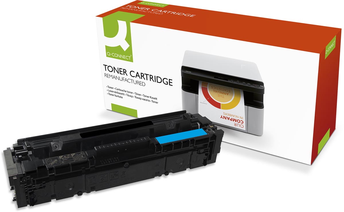 Q-CONNECT toner cyaan 2300 pagina&apos;s voor HP - OEM: CF401X