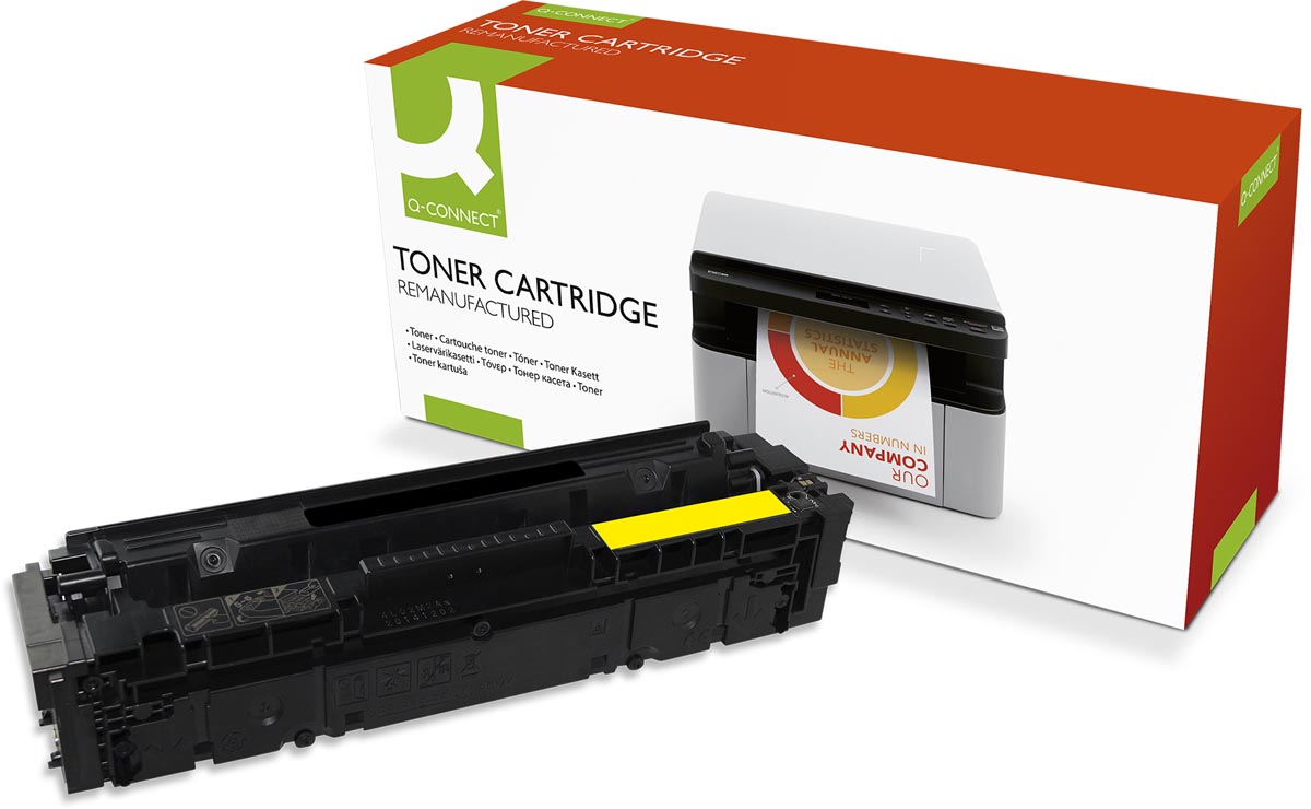 Q-CONNECT toner geel 2300 pagina&apos;s voor HP - OEM: CF402X