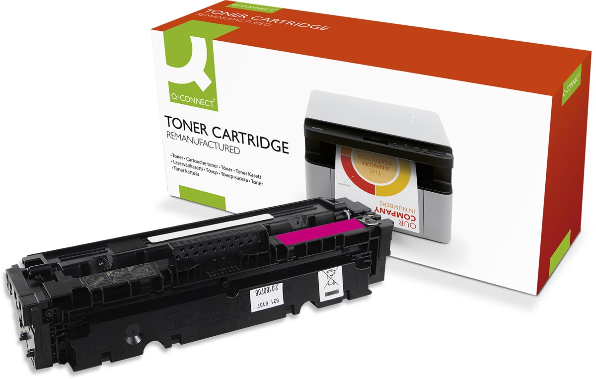 Q-CONNECT toner magenta 2300 pagina&apos;s voor HP - OEM CF413A afbeelding