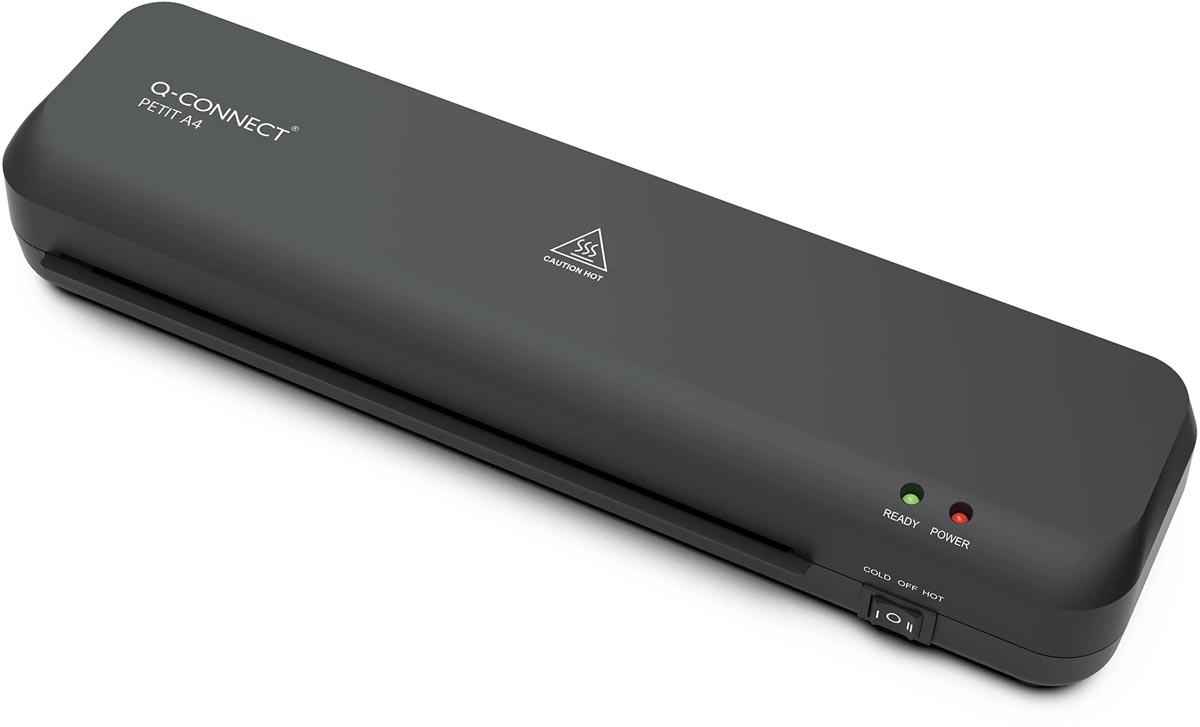 Q-CONNECT compacte lamineermachine, ft A4, zwart