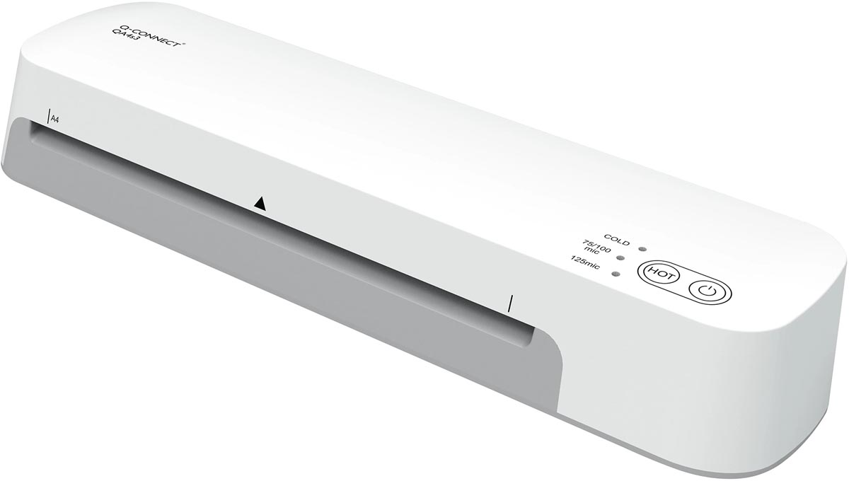 Q-CONNECT standaard lamineermachine, ft A4, wit