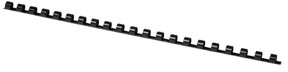 Q-Connect bindrug 8mm 21 rings 100 stuks zwart Q-Connect bindrug 8mm 21 rings 100 stuks zwart