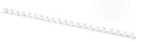 Q-Connect bindrug 8mm 21 rings 100 stuks wit Q-Connect bindrug 8mm 21 rings 100 stuks wit