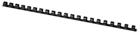Q-Connect bindrug 10mm 21 rings 100 stuks zwart Q-Connect bindrug 10mm 21 rings 100 stuks zwart
