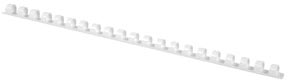 Q-CONNECT bindrug 12mm 21 rings 100 stuks wit Q-CONNECT bindrug 12mm 21 rings 100 stuks wit