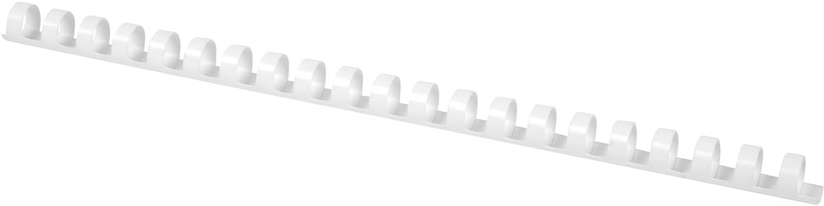 Q-CONNECT bindrug 14mm 21 rings 100 stuks wit Q-CONNECT bindrug 14mm 21 rings 100 stuks wit