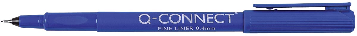 Q-CONNECT fineliner, 0,4 mm, blauw