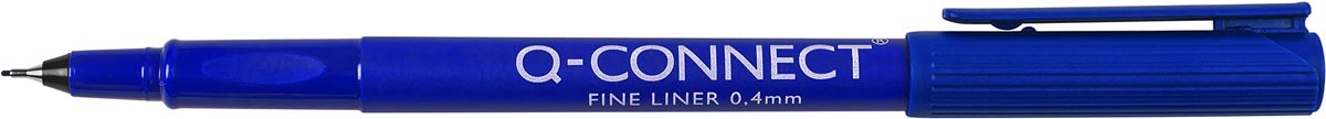 Q-CONNECT fineliner, 0,4 mm, blauw afbeelding