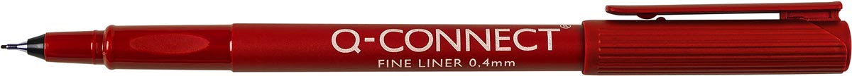 Q-CONNECT fineliner, 0,4 mm, rood afbeelding