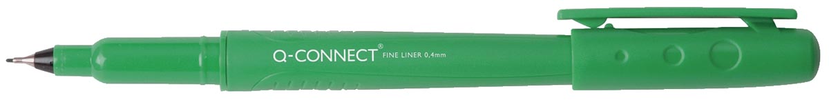 Q-CONNECT fineliner, 0,4 mm, groen