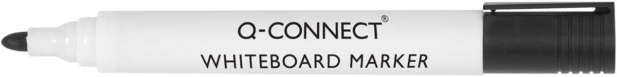Q-CONNECT whiteboardmarker, 2-3 mm, ronde punt, zwart Q-CONNECT whiteboardmarker, 2-3 mm, ronde punt, zwart