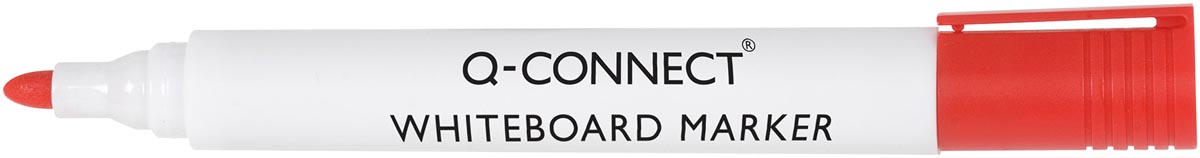 Q-CONNECT whiteboardmarker, 2-3 mm, ronde punt, rood Q-CONNECT whiteboardmarker, 2-3 mm, ronde punt, rood