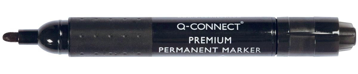 Q-CONNECT Premium permanent marker, 3 mm, ronde punt, zwart