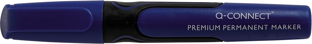 Q-CONNECT Premium permanent marker, 3 mm, ronde punt, blauw afbeelding