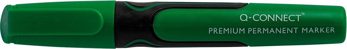 Q-CONNECT Premium permanent marker, 3 mm, ronde punt, groen afbeelding