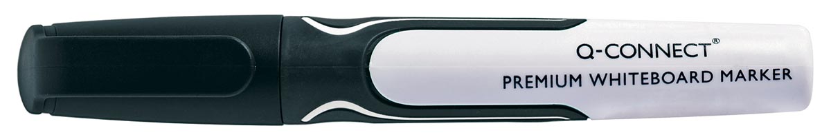 Q-Connect whiteboard marker, ronde punt, zwart