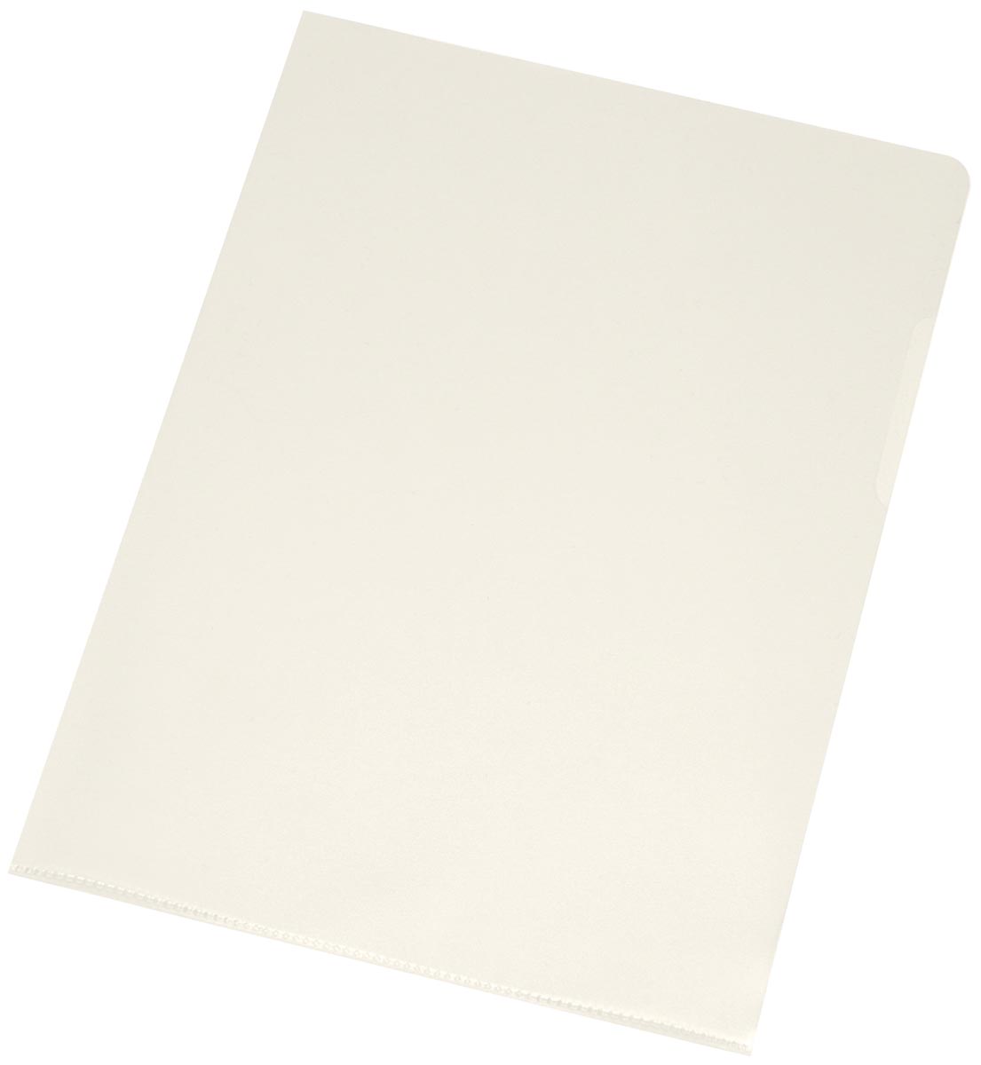 Q-CONNECT L-map, glashelder, 120 micron, pak van 100 stuks afbeelding
