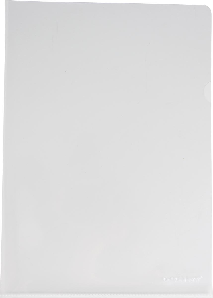 Q-CONNECT L-map glashelder 160 micron pak van 10 stuks afbeelding