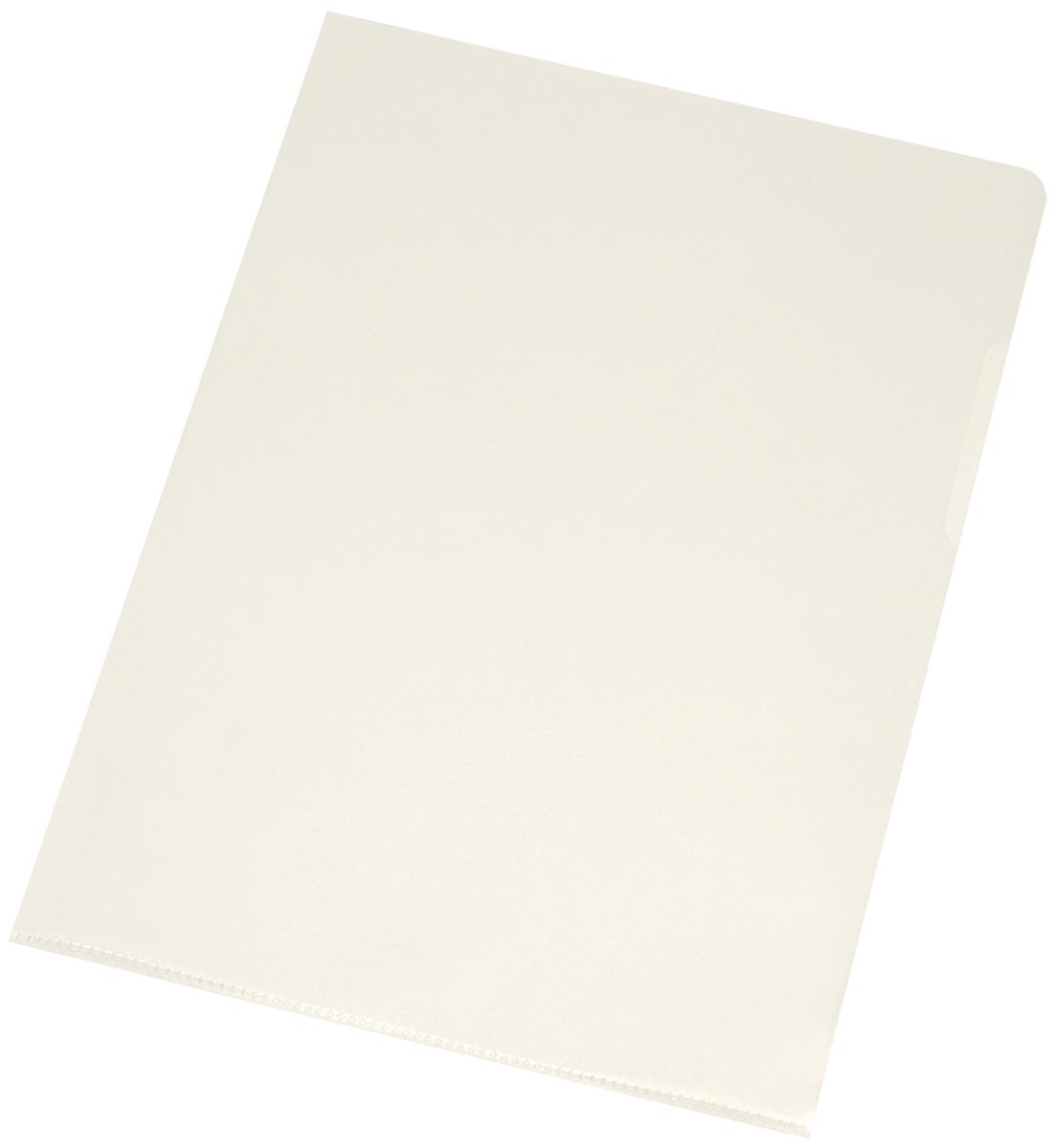 Q-CONNECT L-map, glashelder, 120 micron, pak van 10 stuks afbeelding