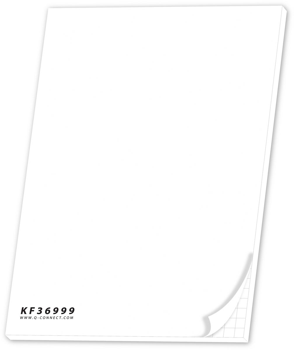 Q-CONNECT flip-overblok, ft 58,5 x 81 cm, 70 g/m², geruit, 40 vel afbeelding