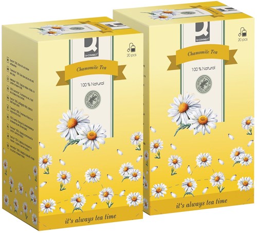 ACTIE: 2de verlaagde prijs: thee, kamille, 20 zakjes (ref. KF10251)