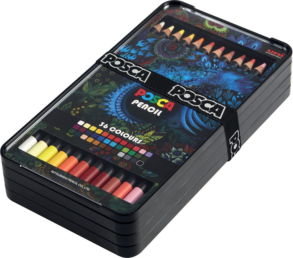 Posca Kleurpotloden, doos met 36 stuks afbeelding