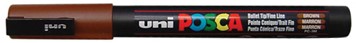 Uni POSCA paintmarker PC-1MC, 0,7 - 1 mm, bruin