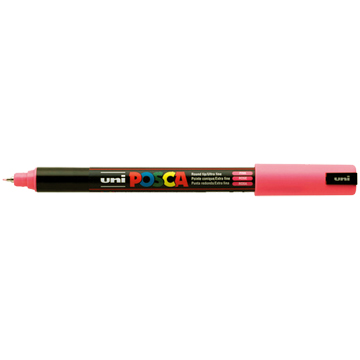 uni-ball Paint Marker op waterbasis Posca PC-3M lichtroze