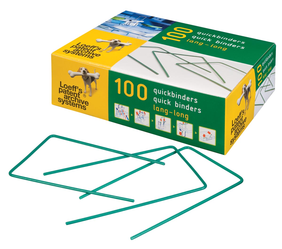 Loeff&apos;s quickbinder Lengte 140 mm Doos 100 stuks Top Merken Winkel