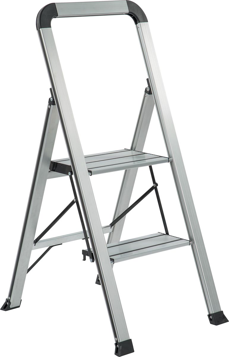Gailico keukentrap aluminium space, 2 treden