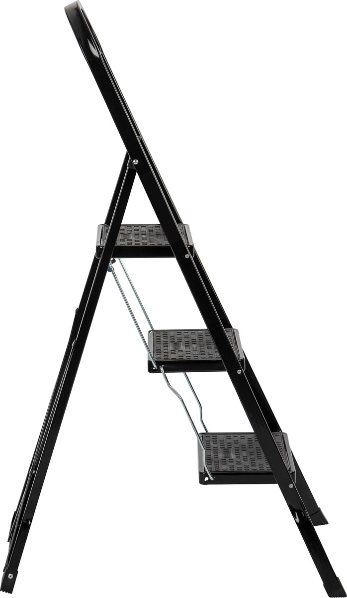 Escalo trapladder Color Step, 3 treden, zwart afbeelding