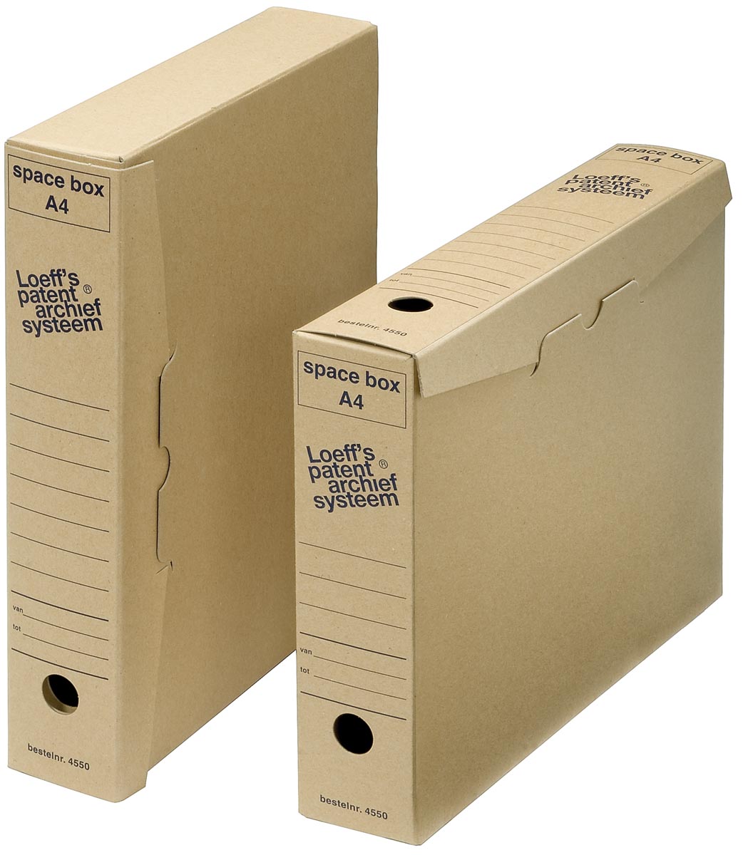 Loeff&apos;s archiefdozen Space box Ft 320 x 240 x 60 mm, pak van 50 stuks afbeelding
