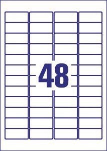 Etichette Antimanomissione Avery 800 Pezzi - Per Cavi Elettrici, Bianco 45.7x25.4mm - Foto 2