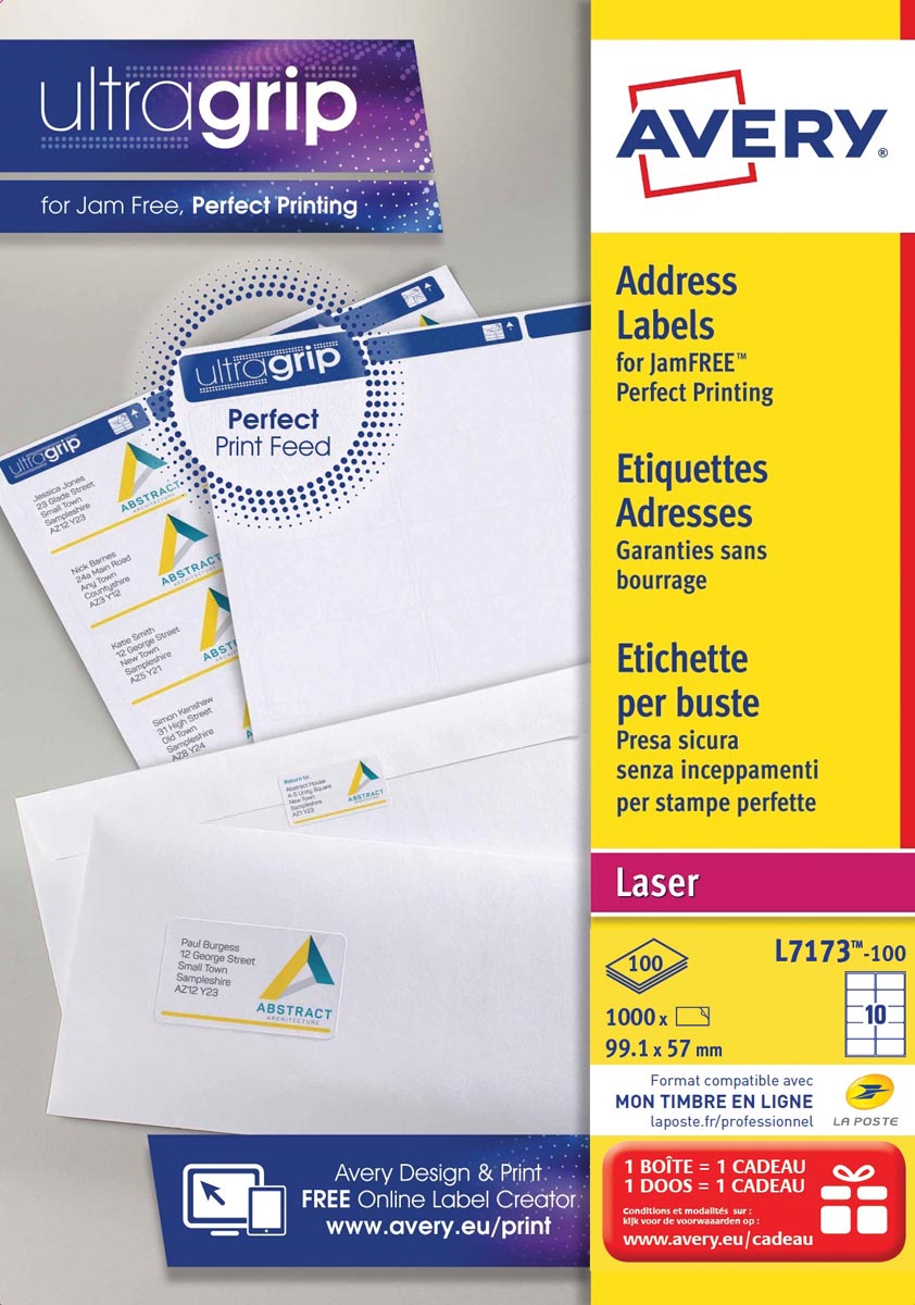 Avery Witte Laseretiketten Quickpeel Doos Van 100 Blad Ft 991 X 57 Mm B X H 1000 Stuks 10 Per huismerk kopen in de aanbieding Avery Witte Laseretiketten Quickpeel Doos Van 100 Blad Ft 991 X 57 Mm B X H 1000 Stuks 10 Per huismerk kopen in de aanbieding