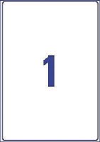 Avery L7567-25 étiquettes d'expédition ft 210 x 297 mm (b x h), 25 étiquettes, transparent-3