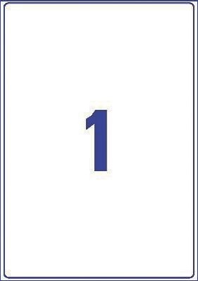Avery L7567-25 étiquettes d'expédition ft 210 x 297 mm (b x h), 25 étiquettes, transparent-3